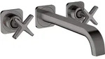hansgrohe AXOR Citterio E 3-Loch Waschtischarmatur Unterputzmodell mit Rosetten...