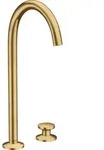 hansgrohe AXOR One 2-Loch Waschtischarmatur Select 260 mit Push-Open Ablaufgarnitur,