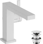 hansgrohe Tecturis E Fine Einhebel-Waschtischmischer 110, Ausladung 155mm, Push-Open