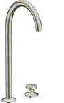 hansgrohe AXOR One 2-Loch Waschtischarmatur Select 260 mit Push-Open Ablaufgarnitur,