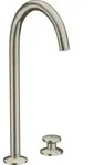 hansgrohe AXOR One 2-Loch Waschtischarmatur Select 260 mit Push-Open Ablaufgarnitur,