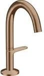 hansgrohe AXOR One Waschtischarmatur Select 140 mit Push-Open Ablaufgarnitur,