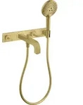 hansgrohe AXOR Citterio 3-Loch Wannenarmatur mit Hebelgriffen, 39442950, Farbe:
