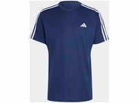 adidas Training Essential Base 3 Stripes T-Shirt Herren dunkelblau | Größe: S