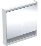 Geberit ONE Spiegelschrank mit ComfortLight, 2 T&uuml;ren, Aufputzmontage, mit Nische,