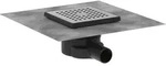 hansgrohe RainDrain Point Komplettset Punktablauf, 150x150, Edelstahl...