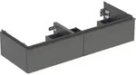 Geberit iCon Unterschrank f&uuml;r Doppelwaschtisch, 2 Schubladen, 118,4x24,7x47,6...