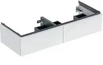 Geberit iCon Unterschrank f&uuml;r Doppelwaschtisch, 2 Schubladen, 118,4x24,7x47,6...