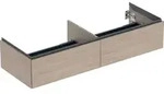 Geberit ONE Unterschrank f&uuml;r Aufsatzwaschtisch, 2 Schubladen, 133,2x26,6x47cm,