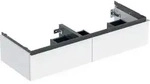 Geberit iCon Unterschrank f&uuml;r Doppelwaschtisch, 2 Schubladen, 118,4x24,7x47,6 cm,
