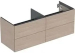 Geberit ONE Unterschrank f&uuml;r Aufsatzwaschtisch, 4 Schubladen, 133,2x50,4x47cm,