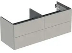 Geberit ONE Unterschrank f&uuml;r Aufsatzwaschtisch, 4 Schubladen, 133,2x50,4x47cm,