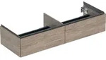 Geberit ONE Unterschrank f&uuml;r Aufsatzwaschtisch, 2 Schubladen, 133,2x26,6x47cm,