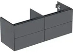 Geberit ONE Unterschrank f&uuml;r Aufsatzwaschtisch, 4 Schubladen, 133,2x50,4x47cm,