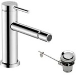 hansgrohe Tecturis S Einhebel-Bidetmischer, Ausladung 148mm, 73201000, Farbe:...
