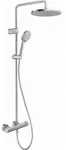Duravit Shower Systems Duschsystem 1000, Minusflow, 2 Verbraucher, TH4282008070,