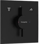hansgrohe DuoTurn E Mischer, Unterputz, 2 Verbraucher, 2 Funktionen, eckige Rosette,