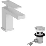 hansgrohe Tecturis E Einhebel-Waschtischmischer 80, Ausladung 122mm, mit