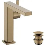 hansgrohe Tecturis E Fine Einhebel-Waschtischmischer 150, Ausladung 157mm, Push-Open