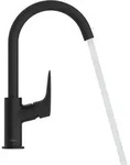 hansgrohe Logis Waschtischmischer, Schwenkauslauf, ComfortZone210, Zugstangen