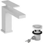 hansgrohe Tecturis E Einhebel-Waschtischmischer 110, Ausladung 144mm, mit