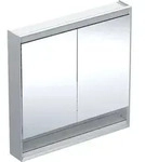 Geberit ONE Spiegelschrank mit ComfortLight, 2 T&uuml;ren, Aufputzmontage, mit Nische,