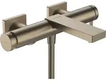 hansgrohe Tecturis E Einhebel-Wannenmischer, 2 Verbraucher, Ausladung 213mm, Aufputz,