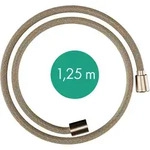 hansgrohe Designflex Textilbrauseschlauch, L&auml;nge 1250mm, 28220140, Farbe: Brushed