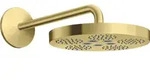hansgrohe AXOR One Kopfbrause 280 1-jet mit Brausearm, 48491950, Farbe: Brushed Brass