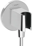 hansgrohe FixFit S Wandanschluss, mit Brausehalter, 26888000, Farbe: Chrom