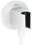 hansgrohe FixFit S Wandanschluss, mit Brausehalter, 26888700, Farbe: Wei&szlig; matt