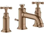 hansgrohe AXOR MONTREUX 3-Loch Waschtischarmatur 30, Zugstangen-Ablaufgarnitur,