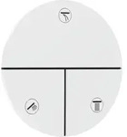 hansgrohe ShowerSelect Comfort S Ventil, Unterputz, 3 Verbraucher, runde Rosette,