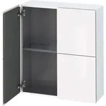 Duravit L-Cube Halbhochschrank, 2 T&uuml;ren, 700x243x800mm, LC116702222, Farbe: Wei&szlig;