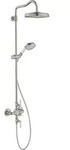hansgrohe AXOR Montreux Showerpipe mit Thermostat, Kopfbrause 240 1-jet Classic,