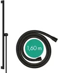 hansgrohe Unica Duschstange S PURO 90 cm, Easy Slide Duschkopfhalter, Isiflex