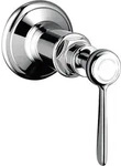 hansgrohe AXOR Montreux Abstellventil Unterputz, Hebelgriff, 16872800, Farbe: