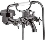 hansgrohe AXOR Montreux 2-Griff-Wannenarmatur Aufputz, 16540330, Farbe: Polished
