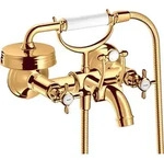 hansgrohe AXOR Montreux 2-Griff-Wannenarmatur Aufputz, 16540990, Farbe:...