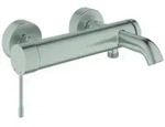 Grohe Essence Einhand-Wannenbatterie, Wandmontage, Aufputz, Ausladung 193mm,