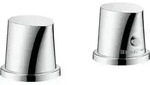 hansgrohe AXOR Starck Organic 2-Loch Wannenrandarmatur mit Thermostat, 12422000,