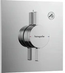 hansgrohe DuoTurn E Mischer, Unterputz, 1 Verbraucher, eckige Rosette, 75617000,