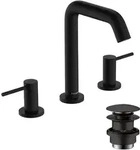 hansgrohe Tecturis S 3-Loch Waschtischarmatur 150, Ausladung 139mm, 73330670, Farbe: