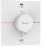 hansgrohe ShowerSelect Comfort E Thermostat, Unterputz, 2 Verbraucher, eckige