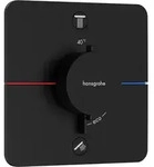 hansgrohe ShowerSelect Comfort Q Thermostat, Unterputz, 2 Verbraucher, Soft Edge