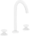 hansgrohe AXOR One 3-Loch Waschtischarmatur Select 170 mit Push-Open Ablaufgarnitur,