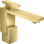hansgrohe AXOR Edge Einhebel-Waschtischmischer 130 mit Push-Open Ablaufgarnitur,