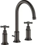 hansgrohe AXOR Montreux 3-Loch Waschtischarmatur 180, Zugstangen-Ablaufgarnitur,