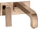 hansgrohe AXOR Citterio Waschtischmischer, Rautenschliff, Unterputz, Ausladung...
