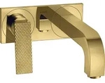 hansgrohe AXOR Citterio Waschtischmischer, Rautenschliff, Unterputz, Ausladung...